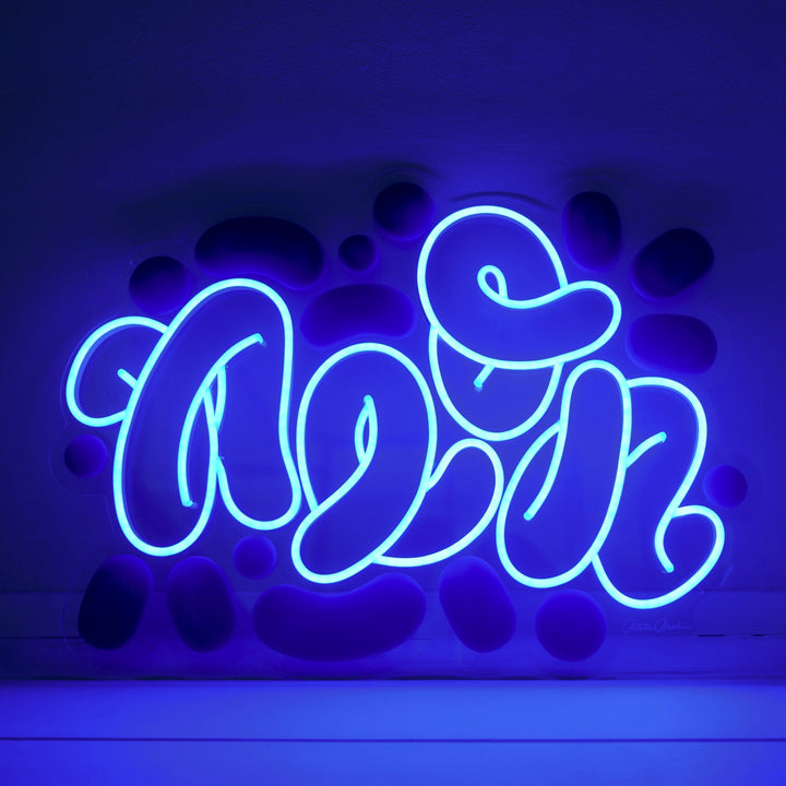 Neon Typographie par Pieter Boels