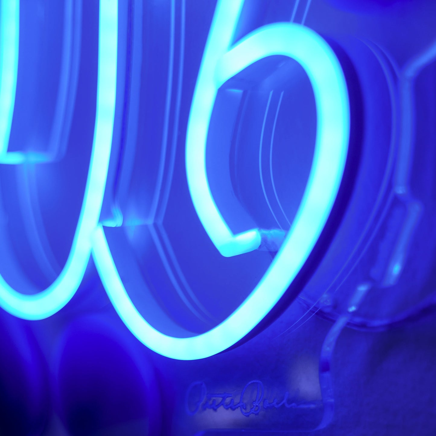 Neon Typographie par Pieter Boels