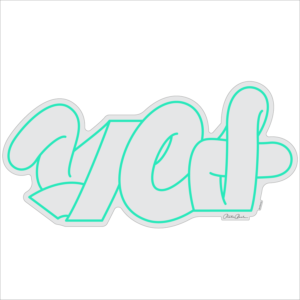 Yes Neon Typographie par Pieter Boels